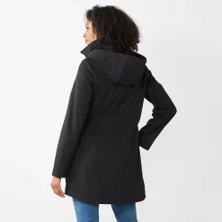 Women's Nine West Fleece-Lined Soft-Shell Jacket -Napier Elegant shop 4321308 ALT