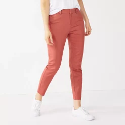 Women's Nine West Slim Ankle Pants 15 Women's Nine West Slim Ankle Pants -Napier Elegant shop 4549881 Mauve Jewel