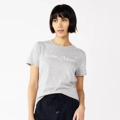 Women's Nine West Crewneck Graphic Tee -Napier Elegant shop 4646703 Love More