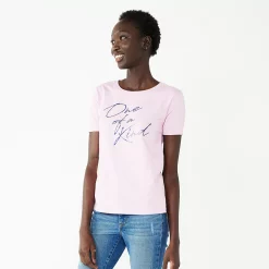 Women's Nine West Crewneck Graphic Tee -Napier Elegant shop 4646703 One Of A Kind