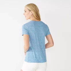 Women's Nine West Essential V-Neck Tee -Napier Elegant shop 4841148 ALT