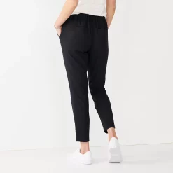 Women's Nine West Relaxed Crop Pull-On Pants -Napier Elegant shop 4911770 ALT