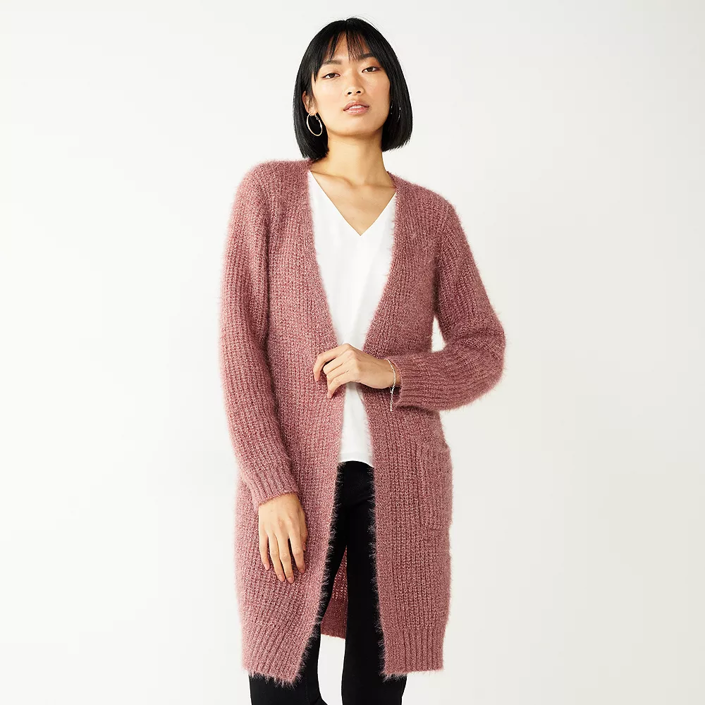 Women's Nine West Car Coat Cardigan 6 Women's Nine West Car Coat Cardigan - Image 6