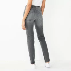 Women's Nine West Curvy Tummy-Control Slim Straight Jeans 10 Women's Nine West Curvy Tummy-Control Slim Straight Jeans -Napier Elegant shop 4988950 ALT