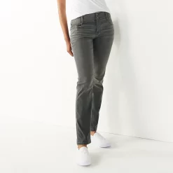 Women's Nine West Tummy-Control Slim Straight Jeans 11 Women's Nine West Tummy-Control Slim Straight Jeans -Napier Elegant shop 4991601 Gray