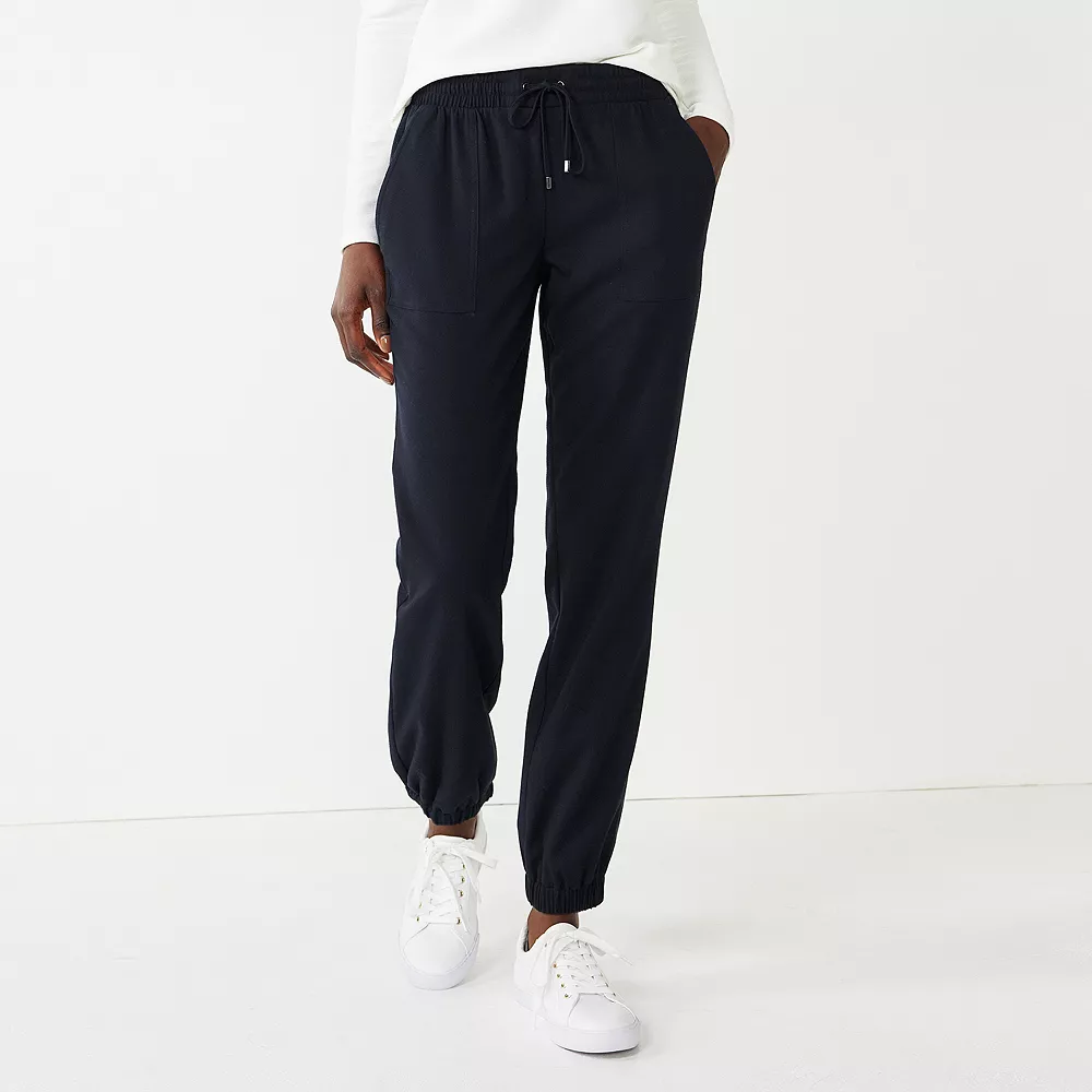 Women's Nine West Elastic-Cuff Relaxed Jogger Pants 3 Women's Nine West Elastic-Cuff Relaxed Jogger Pants - Image 3