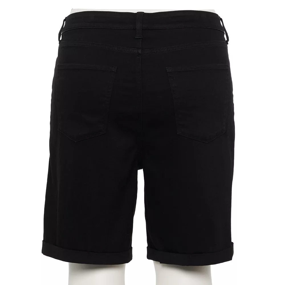 Plus Size Nine West Slimming Pocket Bermuda Shorts 5 Plus Size Nine West Slimming Pocket Bermuda Shorts - Image 5