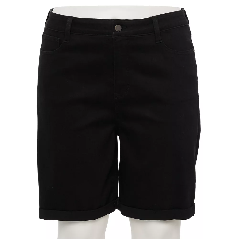 Plus Size Nine West Slimming Pocket Bermuda Shorts 3 Plus Size Nine West Slimming Pocket Bermuda Shorts - Image 3