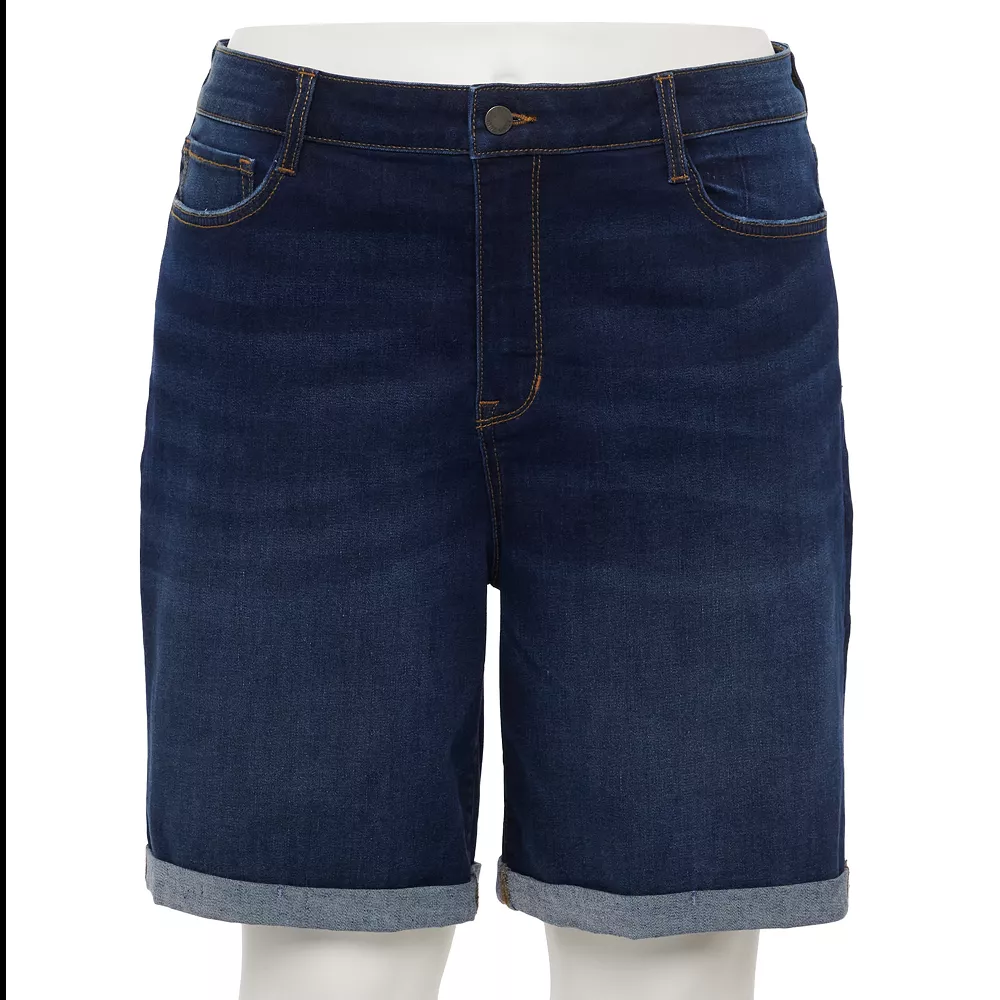 Plus Size Nine West Slimming Pocket Bermuda Shorts 4 Plus Size Nine West Slimming Pocket Bermuda Shorts - Image 4