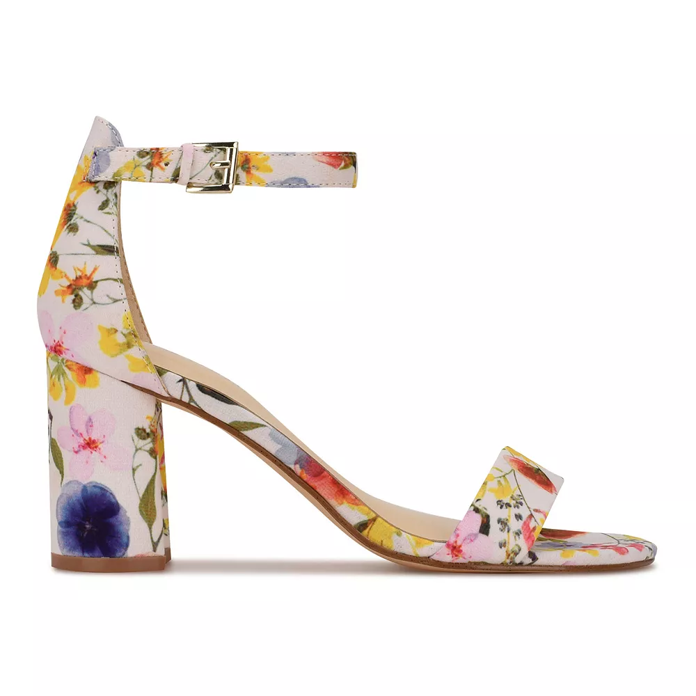 Nine West Sandy Women's Block Heel Dress Sandals 2 Nine West Sandy Women's Block Heel Dress Sandals - Image 2