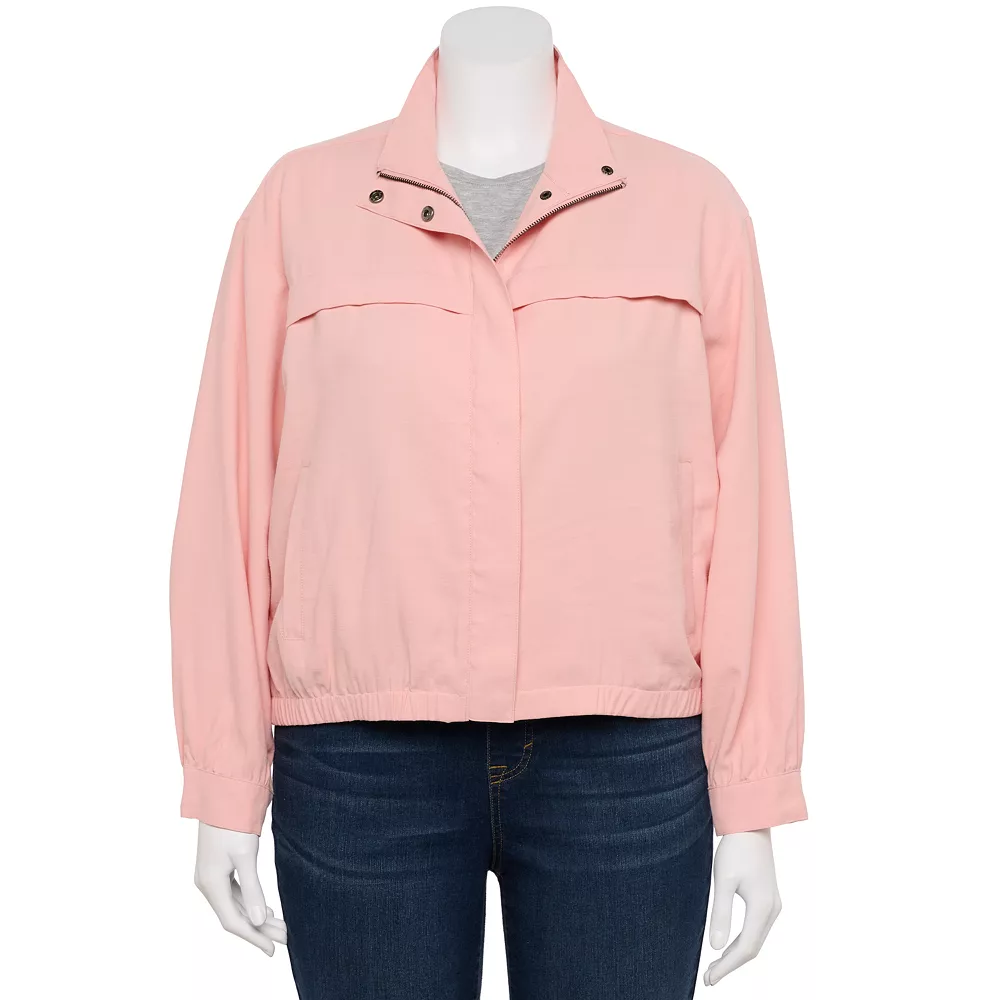 Women's Nine West Utility Bomber Jacket 1 Women's Nine West Utility Bomber Jacket
