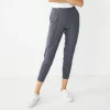 Women's Nine West Curvy Relaxed Pintucked Crop Pants