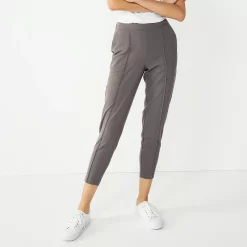 Women's Nine West Curvy Relaxed Pintucked Crop Pants 9 Women's Nine West Curvy Relaxed Pintucked Crop Pants -Napier Elegant shop 5245416 Shark Cove