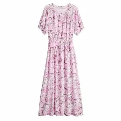 Women's Nine West Puff Sleeve Maxi Dress -Napier Elegant shop 5261378 ALT5