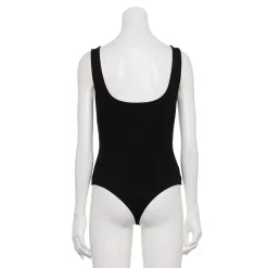 Women's Nine West Rib Scoopneck Tank Bodysuit -Napier Elegant shop 5288302 ALT