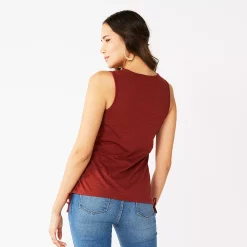 Women's Nine West Ruched Side Tank -Napier Elegant shop 5493872 ALT