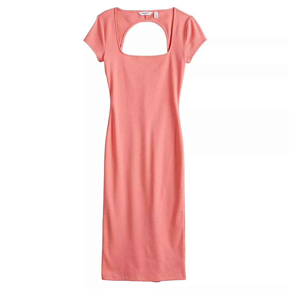 Women's Nine West Cutout Bodycon Dress 5 Women's Nine West Cutout Bodycon Dress - Image 5
