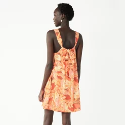 Women's Nine West Squareneck Trapeze Mini Dress -Napier Elegant shop 5531253 ALT