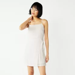Women's Nine West Side-Tie Faux Wrap Mini Dress 14 Women's Nine West Side-Tie Faux Wrap Mini Dress -Napier Elegant shop 5532368 White Knight