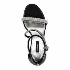 Nine West Lavern Women's Strappy Rhinestone Dress Sandals 12 Nine West Lavern Women's Strappy Rhinestone Dress Sandals -Napier Elegant shop 5618726 ALT3