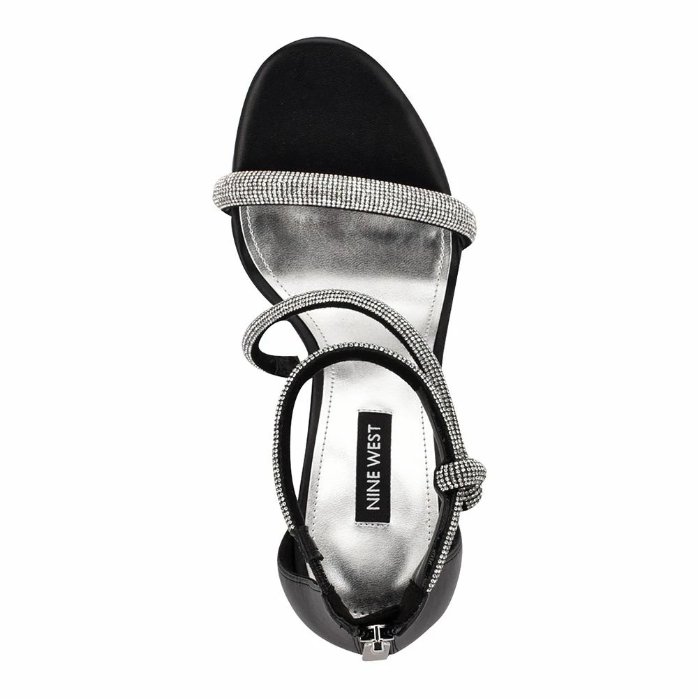 Nine West Lavern Women's Strappy Rhinestone Dress Sandals 6 Nine West Lavern Women's Strappy Rhinestone Dress Sandals - Image 6