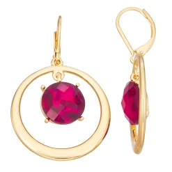 Napier Elegant shop 31 Napier Gold Tone Berry Orbital Drop Earrings