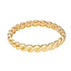 Nine West Gold Tone Twisted Stretch Bracelet