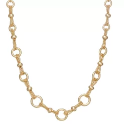 Napier Gold Tone Enchanted Collar Necklace