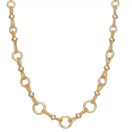 Napier Gold Tone Enchanted Collar Necklace 8 Napier Gold Tone Enchanted Collar Necklace -Napier Elegant shop 5807856