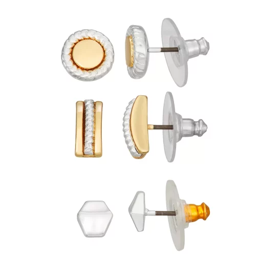 Napier Sparkling Stud Earring Set 4 Napier Sparkling Stud Earring Set -Napier Elegant shop 5808916