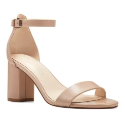 Nine West Sandy Women's Block Heel Sandals -Napier Elegant shop 6150776 Beige