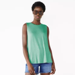 Nine West Essential Easy High-Neck Tank -Napier Elegant shop 6171805 Reef Green