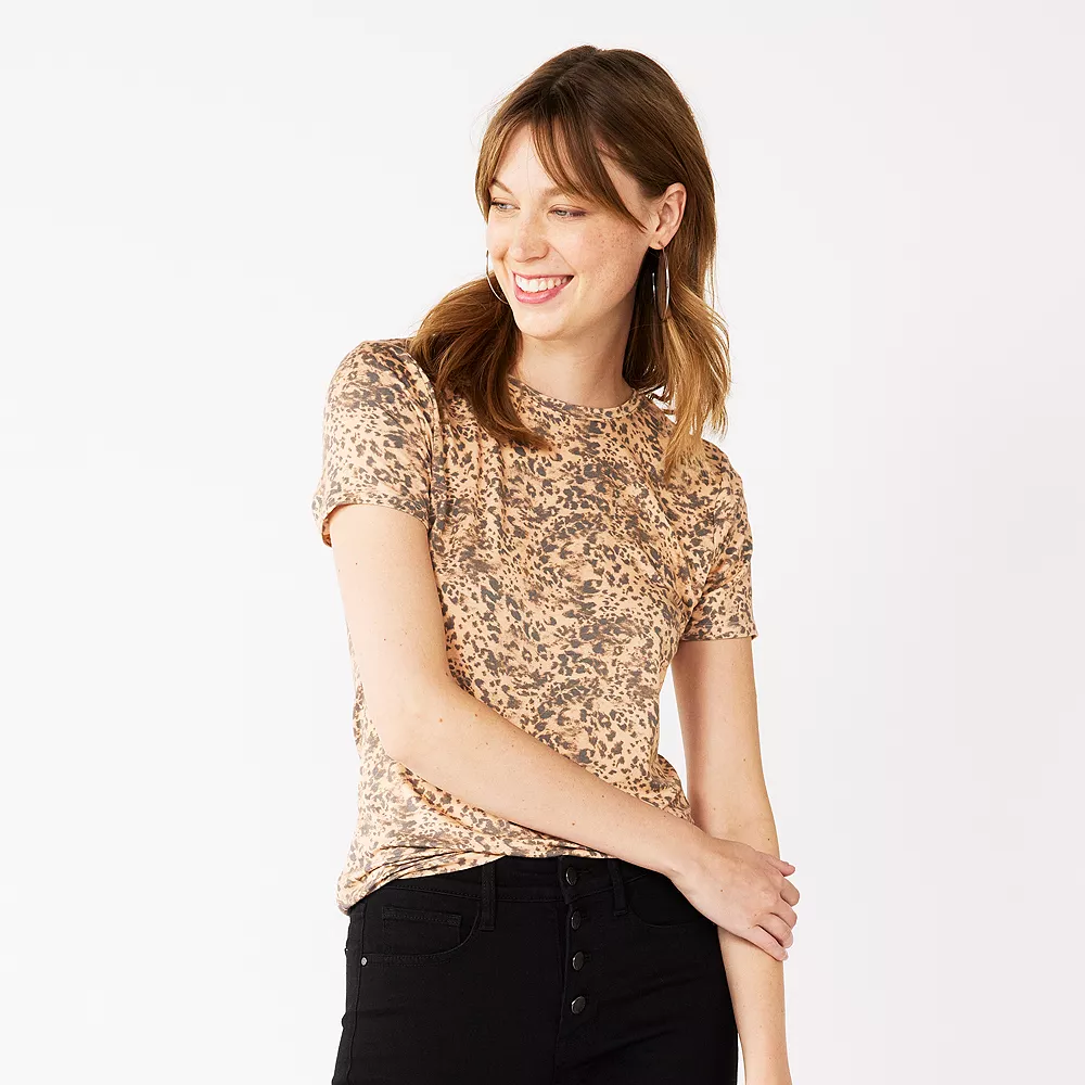 Women's Nine West Essential Crewneck Tee 7 Women's Nine West Essential Crewneck Tee - Image 7