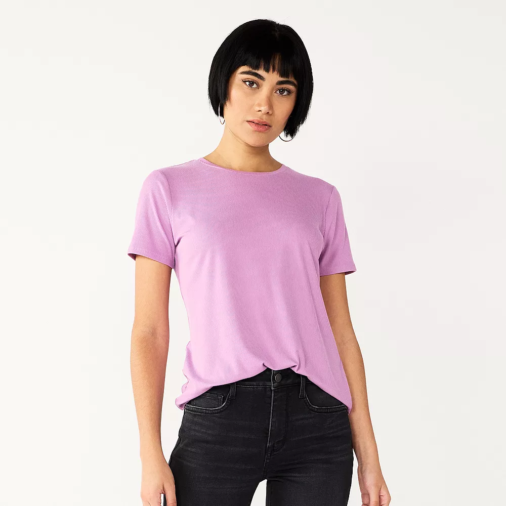 Women's Nine West Essential Crewneck Tee 3 Women's Nine West Essential Crewneck Tee - Image 3